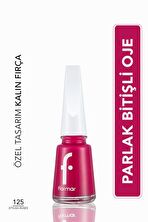 Flormar Klasik Parlak Bitişli Yüksek Pigmentli Oje - Nail Enamel-125 Stylısh Roses New- 8682536035767