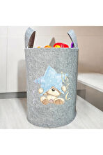 Özel Tasarım Bebek Çocuk Odası Düzenleyici Saklama Kutusu Oyuncak Kirli Sepeti