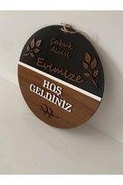 Kişiye Özel Ahşap Kapı Süsü