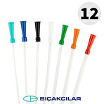 Bıçakcılar Aspirasyon Sondası No: 12 (Beyaz) 140 Adet - 1 Kutu