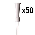 Bıçakcılar Aspirasyon Sondası No: 12 (Beyaz) - 50 Adet