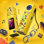 G10 Sarı Mini Kamera Anahtarlık Kamerası Taşınabilir Retro Dijital Fotoğraf Makinesi TFT Ekranlı