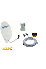 Next&NextStar  75 Cm Çanak Anten Takımı + Tekli Lnb +  25 Metre Kablo