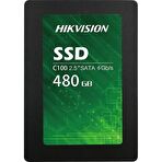 Hikvision C100 2.5 İnç 480 GB Sata 3.0 470 MB/s 550 MB/s SSD 
