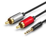 VegGieg 3.5mm AUX to 2 RCA Ses Kablosu 3 Metre