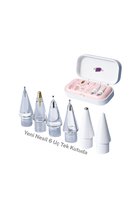 Fuchsia Stylus Kalem Ucu 6’lı Set Fuchsia Kalem ve Apple Pencil Kalem Uyumlu Yeni Nesil Uç