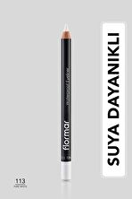 Flormar Suya Dayanıklı Mat Göz Kalemi (BEYAZ) - Waterproof Eyeliner - 113 Pure White - 8690604109135