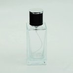 BOŞ PARFÜM ŞİŞESİ 50 ML KARE (2 ADET) (SPREY APARAT İLE KAPATILIR-KOLAY KAPAMA) BOŞ ŞİŞE