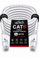 UPTECH CAT6 Ethernet Kablosu 5 Metre RJ45 LAN İnternet Modem Router Bilgisayar Kablosu