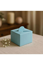 Lokum Kutusu Mavi Renk 50'li Paket | Lokumluk