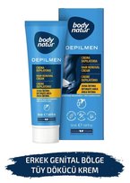 Body Natur Erkekler Için Genital Bölge Tüy Dökücü Krem – Hair Removal Cream 50ml