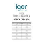 Igor Tobby Gloss Glitter Kız Çocuk Fuşya Simli Sandalet