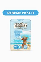 Giggles Külotlu Mayo Bebek Bezi Sıvı Geçirmez 4-5 Numara 9-15 Kg 1 Paket 11 Adet