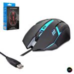 KABLOLU OYUNCU MOUSE 1600DPI LEDLİ HADRON HDX-3257