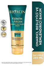 Bioxcin Keratin Argan Onarıcı Saç Bakım Kremi 250 ml Yıpranmış Ve Hasar Görmüş Saçlar