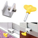 Ayt Sunup SN-14525 Ayarlanabilir Sürgülü Kapı Pencere Kilidi Cam Kilit