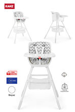 Kanz Seul Sepetli Mama Sandalyesi Beyaz