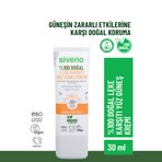 Siveno  Doğal Yüz Güneş Kremi Leke Karşıtı Aydınlatıcı Çinko Mineral Filtre Spf 50+ Uva Uvb  30 Ml