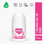 Siveno  Roll On Kadın Deodorant Ter Kokusu Önleyici Bitkisel Leke Bırakmayan Vegan 50 Ml