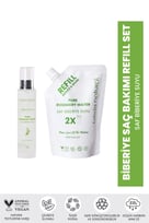 Bade Natural Biberiye Dökülme Karşıtı Ve Güçlendirici Refill Saç Bakım Seti