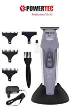 Powertec TR-758 Kablosuz Kuru Saç-Sakal Çok Amaçlı Tıraş Makinesi 