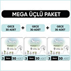 Sleepy Bio Natural Premium Plus Hijyenik Ped Mega Paket Gece 30x3 (90 Adet) 