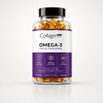 Omega 3 Premium Fish Oil, Balık Yağı, Hidrolize Kolajen, Vitamin C 1000mg 90 Softjel Kapsül