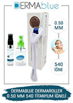 Dermablue 0.50mm Dermaroller 540 Titanyum Iğneli Orijinal Derma Roller