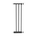 Wellgro Bebek Güvenlik Kapısı 20 cm Uzatma Parçası - Siyah