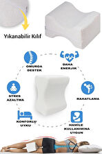 Wellgro Ortopedik Hamile Destek Yastığı Bacak Arası Yastık Hamile Yastığı, Yan Yatış Yastığı