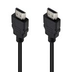 Plastik Düz Siyah HDMI Kablo 50 Cm Uydu Cihazu Tv Arası Görüntü Kablosu