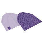 Little Plane Kalp Desenli Kız 2li Örme Bere Kız Bebek