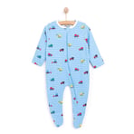 HelloBaby HelloBaby Erkek Bebek Patikli Tulum Taşıtlar Fermuarlı Bisiklet Yaka Uzun Paça Uzun Kol
