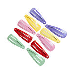 HelloBaby Renkli 10lu Minik Çıt Çıt Kız Toka Kız Bebek