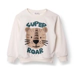 HelloBaby Erkek Bebek Basic Sweatshirt Şardonlu Bisiklet Yaka Uzun Kol