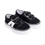 HelloBaby Unisex Bebek Spor Ayakkabı Suni Deri Cırt Cırtlı