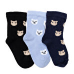 HelloBaby Erkek Bebek 3lü Soket Çorap