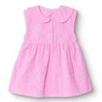 HelloBaby HelloBaby, Kız, Elbise, Düğmeli, Vintage Girl, Bebe Yaka, Kısa, Kısa Kol