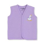 HelloBaby Kız Bebek Kapitone Yelek Hayvan Baskılı Çıtçıtlı V Yaka Sleeveless