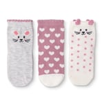 HelloBaby HelloBaby, Kız, 3lü Soket Çorap, Puantiye Baskılı