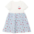 HelloBaby HelloBaby, Kız, Elbise, Kiraz Baskılı, Çıtçıtlı, Cherry, Bisiklet Yaka, Kısa Paça, Kısa Kol