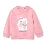 HelloBaby Kız Bebek Sweatshirt Hayvan Baskılı Bisiklet Yaka Long Sleeve