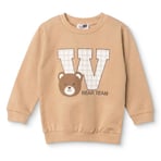 HelloBaby Erkek Bebek Sweatshirt Ayı Baskılı Bisiklet Yaka Long Sleeve