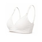 baby mom Anne Kapsız Emzirme Sütyeni Dantel Yaka Strappy