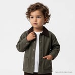 HelloBaby Erkek Bebek Ceket Çıtçıtlı Gömlek Yaka Long Sleeve