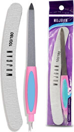 MUJGAN Tırnak Bakım Seti - Çelik ve Kağıt Törpü