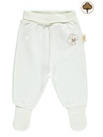 Civil Baby Bebek Organik Çoraptolon 1-9 Ay Ekru