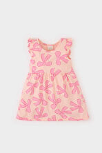 DeFacto Kız Bebek Kalp Desenli Kısa Kollu Yazlık Elbise A0136A525SMPN144