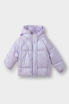 DeFacto Kapüşonlu Fermuarlı Çıtçıtlı Şişme Mont Kız Bebek E7985A525AUPR247