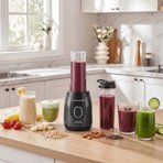 Karaca Blendfit Go Personal Kişisel Smoothie Blender Çift Hazne Siyah 600ml & 400ml